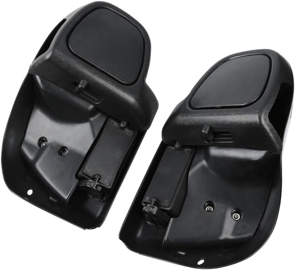 Lower Vented Fairing & Water-Cooled for CVO for CVO Road for CVO Tri for Electra for Electra Low for Freewheeler for Road -(ABS Plastic) -(Black)
