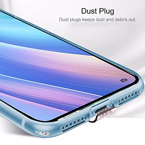 Image of JANAK RAJ 2mm Anti-Skid Dust Plug - Crystal Clear Transparent Back Case Cover Compatible with Xiaomi Redmi Note 5 Pro | Best Camera Protection | Inbuilt Slim Anti-Slip Grip | Ultra Slim - Clear