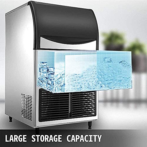 Fabbricatore Di Ghiaccio Commerciale Da 265 Libbre / 24 Ore Con Contenitore 121 Libbre, Pannello LCD Intelligente… – Bild 7