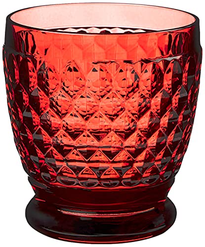 Villeroy & Boch Boston Old-Fashioned Glasses Set of 4, Red