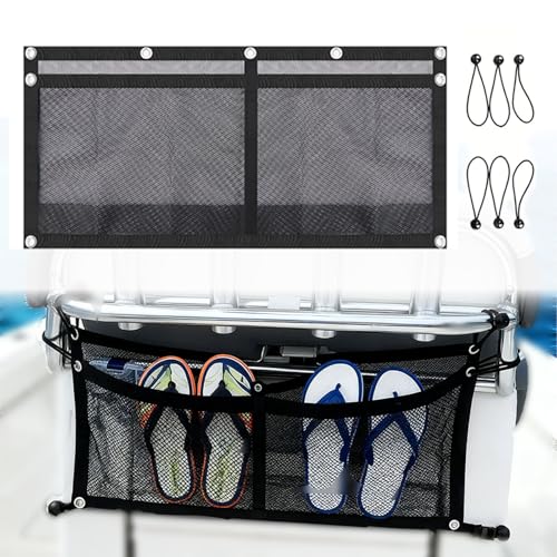 SunYoda Upgraded 32-Inch Mesh Storage Organizer with 6...