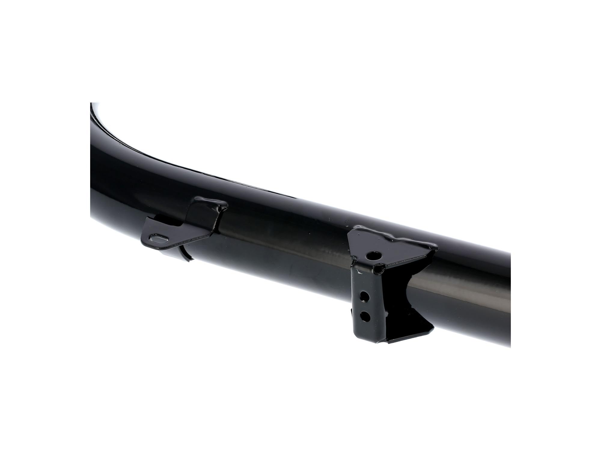 MZA Rahmen, mit Knotenblech Enduro, ohne Typschild, Schwarz - Simson S50, S51, S53, S70, S83