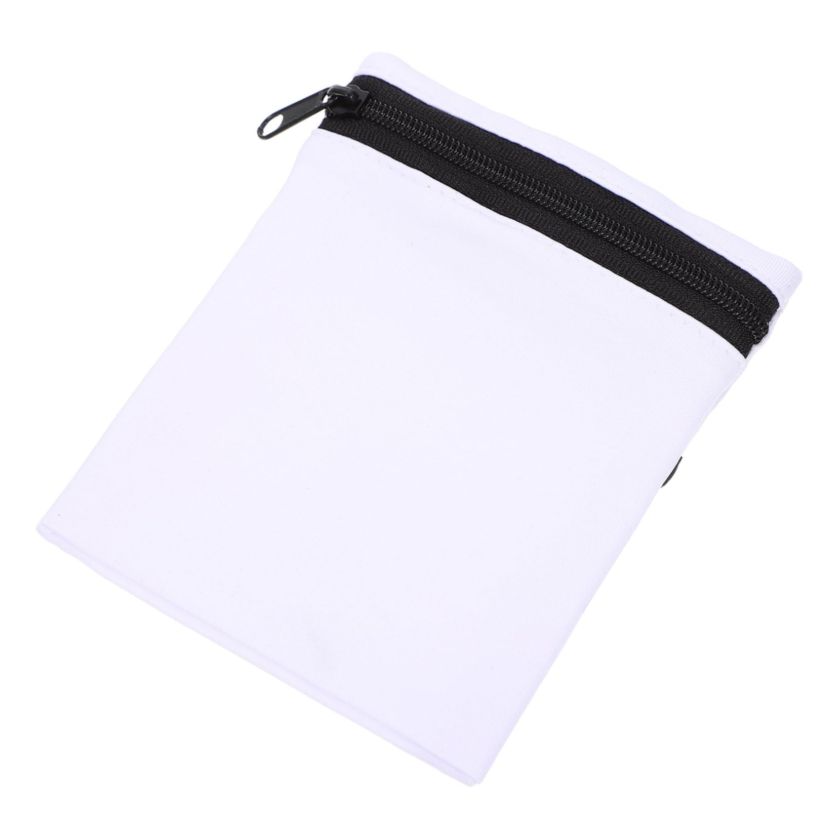 Housoutil Wrist Phone Bag White Armband Bag Sports Milk Silk