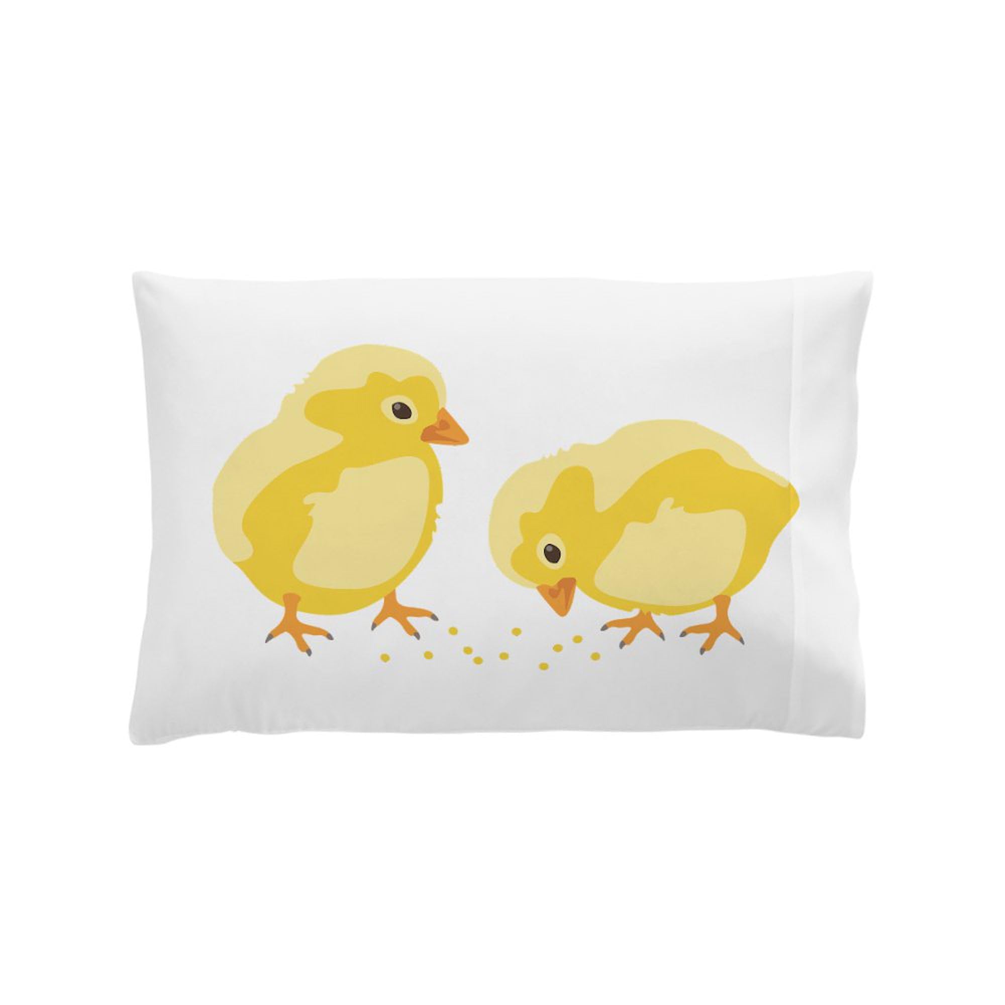 CafePress Baby Chicks Pillow Case Standard Size Pillowcase, Lumbar Pillow Cover Fleece