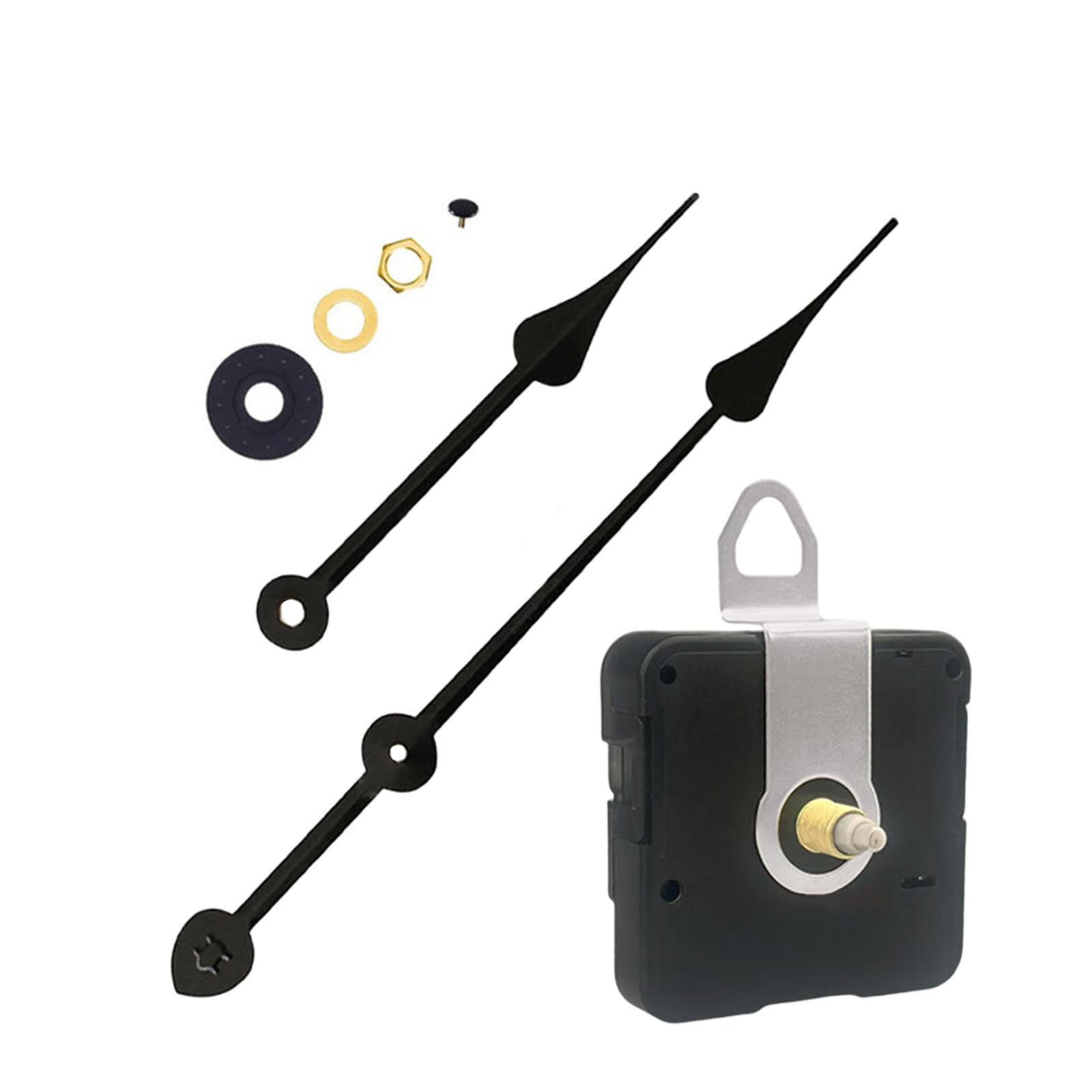 HDOYTXXM Battery Operated Clock Movement with Metal Hands for Wall Timepiece Repair Quiet Mechanism Easy Installation Movement Battery Operated Motor