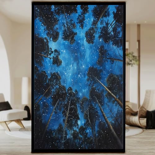 Vinilo adhesivo para ventana estilo bosque moderno miniatura 2