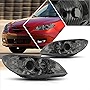 Projector Headlight Assembly Compatible with Mazda 3 04-09 | Headlamps with Smoked Lens Clear Corner