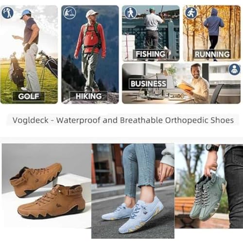 Vogany Shoes Orthopedic Sneakers for Women and Men, Vogldeck - Waterproof and Breathable Orthopedic Shoes Unisex Outdoor Trainers Sneaker for Hiking and Walking3