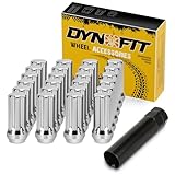Dynofit 14x1.5 Chrome Lug Nuts Set, 24pcs 7 Spline Drive Wheel Nut for Silverado...
