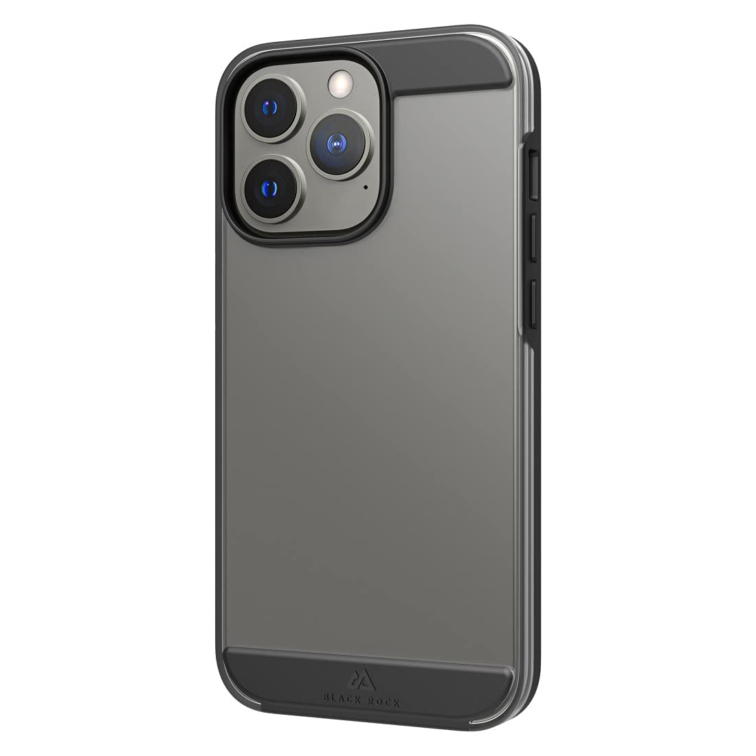 Black Rock Case For IPhone 15 (MagSafe Compatible, Slim, TPU, Robust, Shock- Absorbing, Antibacterial, Transparent, Cover, Mobile Phone Case For IPhone 15, Case, Mobile Phone Case) Transparent - View #3