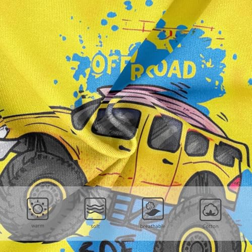 Fun Print Toddler Girls Underwear 2t Cotton Little Girl Panties Cool Yellow Monster Trucks Kids Undies Briefs3