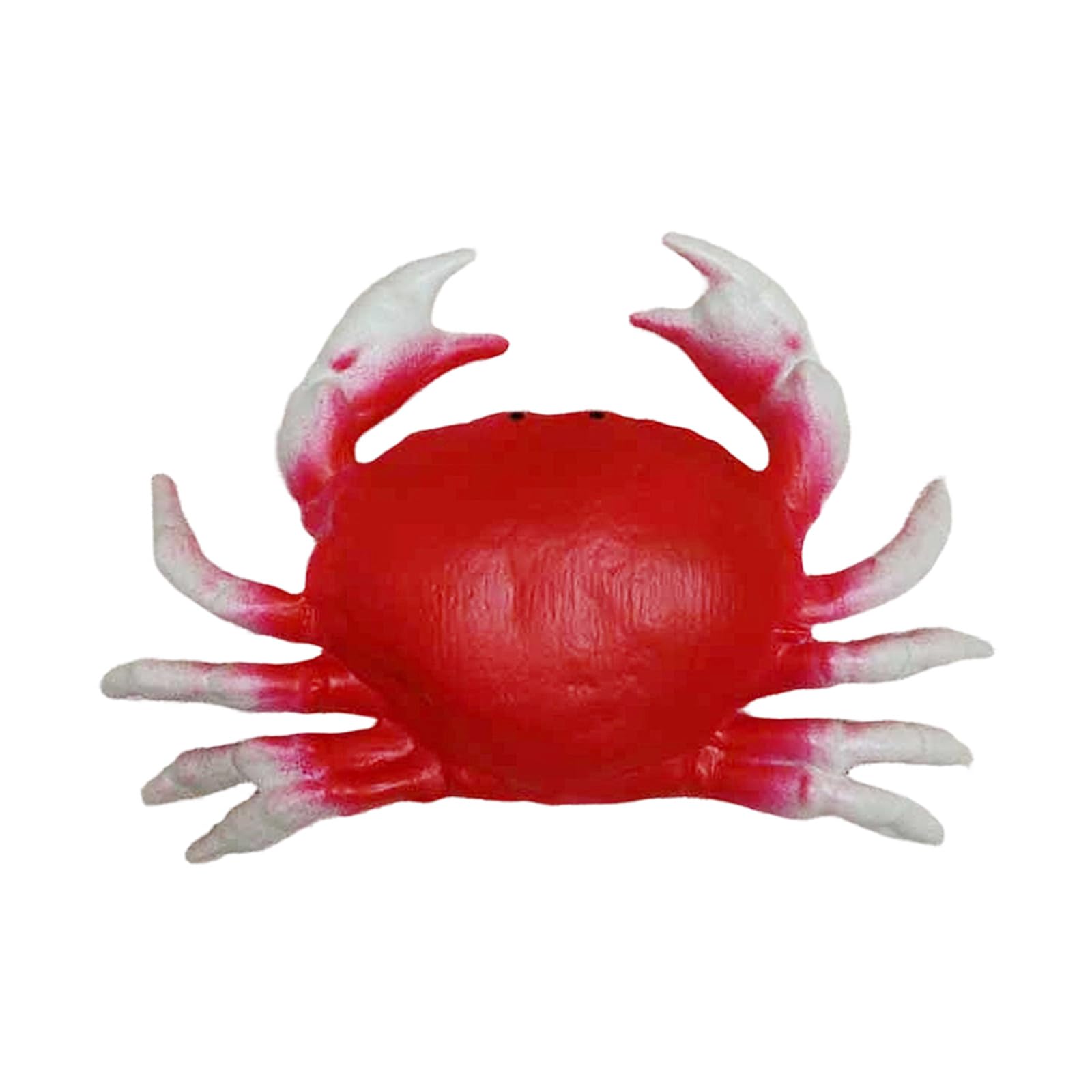 FGDTREE Bright ABS Crabs Figurines Portable Design Perfect for Tabletop Decor and Seasonal Celebrations Simulation Crabs Model