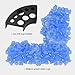 ATOMUS 300pcs Tattoo Ink Caps with 1pc Cup Holders Silicone Tattoo Pigment Cups 8 Holes Ink Caps Holder for Tattoo Ink Tattoo Supplies Tattoo Sets (S)