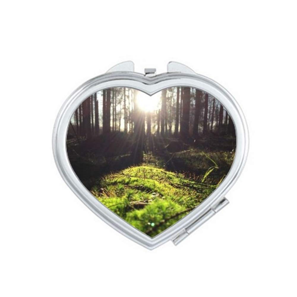 Forestry Science Nature Scenery Mirror Travel Magnification Portable Handheld Pocket Makeup