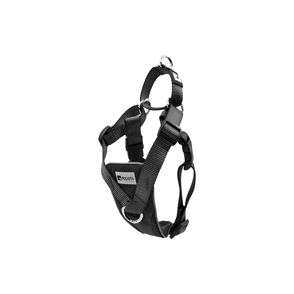 RC Pets Tempo - Arnés antitirones para Perro, Grande, Negro Jaspeado