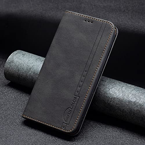 nincyee Capa flip para iPhone 13 Pro Max, Capa de couro premium com suporte para carteira, Capa com