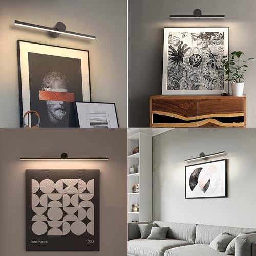Image of ZitoStory Battery Operated Picture Light, Black, 11.41 Inch | Remote, Wireless, Dimmable, Rechargeable