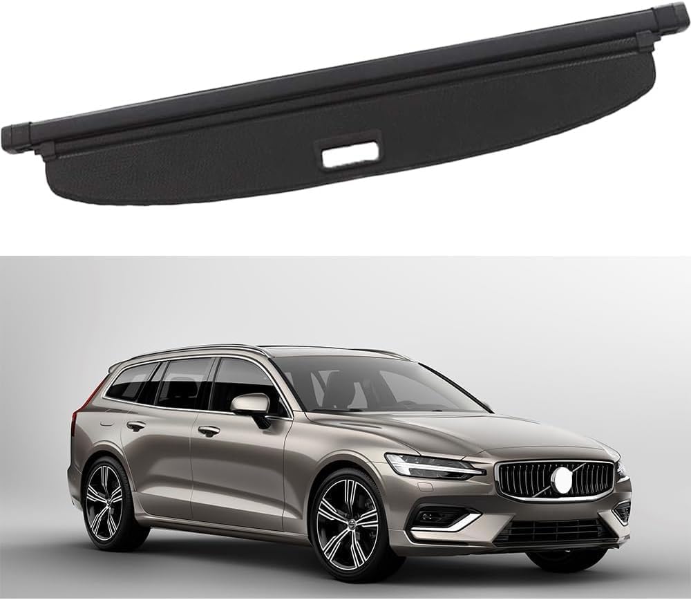 Cubreobjetos retráctil para Volvo V60 2018-2023 que oculta tu equipaje y evita robos en el maletero