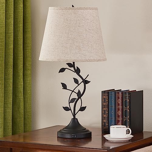 Kakanuousbchargingbedsidenightstandlampforlivingroomandbedroomtraditionaltallretrodesklampwithusbaandusbcports  Urban Country Home Decor Kakanuo usb charging bedside nightstand lamp for living room and bedroom traditional tall retro desk lamp with usb a and usb c ports  urban country home decor