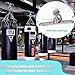 ZoeZure Heavy Duty Punching Bag Hanger,Stainless Wall Ceiling Mount Hook 180°+360° Rotation Wood Beam Holder Body Weight Strength Training Systems, Aerial Yoga Swing & Hammock