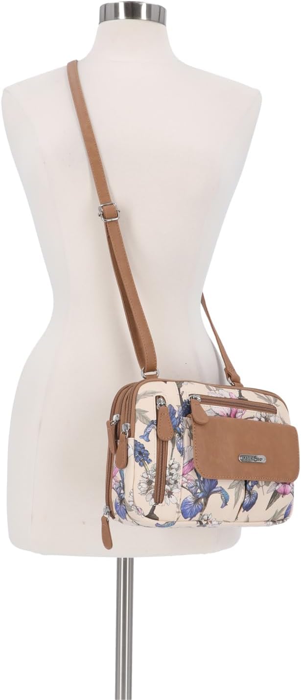 MultiSac Zippy Triple Compartment Crossbody Bag - Image 5