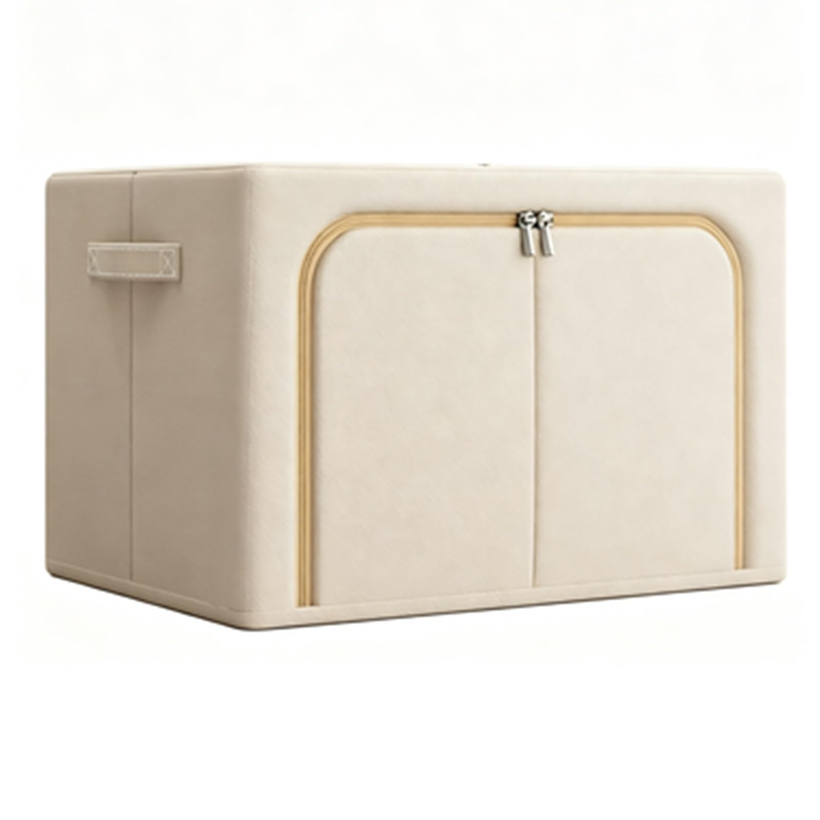 JRSIUNH Storage Basket with Lid, Fabric Storage Box