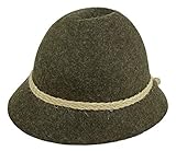 Material: 100 % Wool Isar-Trachten Hut für Kinder - Braun Gr. 53