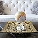 MOVA Globe – White and Gold 4.5” | Solar-Powered Rotating World Globe for Desk | Elegant Modern Decor | No Batteries or Wires