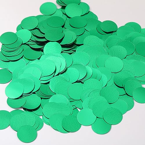 Image of Green Confetti Balloons, 25 Pcs Thickened 12 Inch Clear Latex Balloon with Confetti Inside for Graduation Engagement Bridal Shower Party Baby Shower Gender Reveal Birthday Party Decoration Supplies
