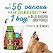 Waggin' Train Chicken Jerky Curls Dog Treats, Made with 100% Real Chicken Breasts, Only Two All-Natural Ingredients, Great High Protein Dog Treat, Easily Digestible for Big or Small Dogs, 16 oz. Pouch