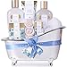 Spa Luxetique Cesta de Regalo para Mujer, Set de Baño y Ducha para Hogar a Jazmín Blanco, Set de Spa con 8 Piezas, Incluye Sales de Baño, Aceite Esencial, Regalos Originales para Mujer