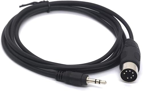 Cable de 0.138 in a midi, macho DIN de 7 pines a macho de 18 pulgadas para sistemas estéreo Bang & Olufsen B&O, Naim, Quad Stereo (3.3 ft3 pies)