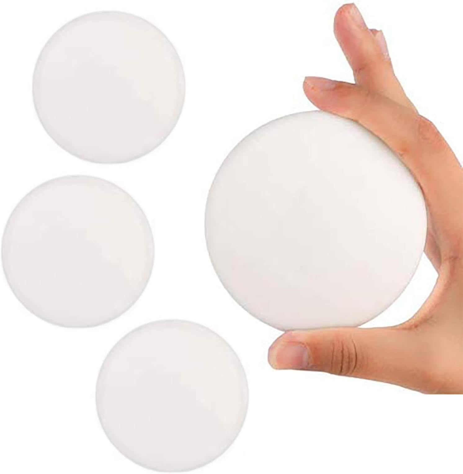 ChenMay 4PCS Door Stopper Wall Protector, Larger Silicone Door Handle Bumper, Wall Protectors with Self Adhesive 3M Sticker for Protecting Wall