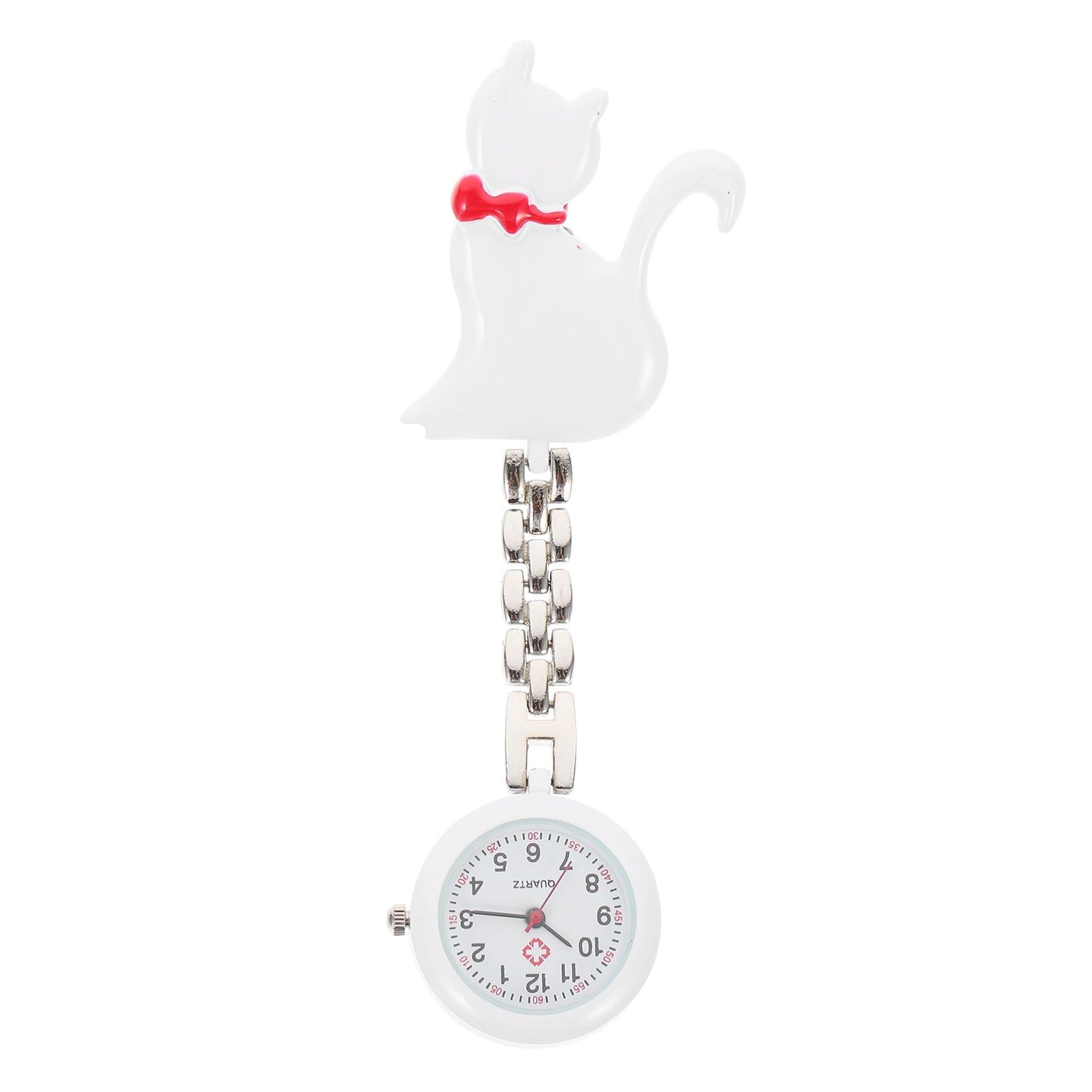 Krankenschwestern Uhr - Quarz Taschenuhr Mit Clip | Für Kittel & Berufsbekleidung