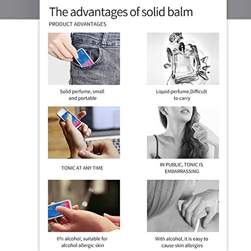 2pcs 10g Parfum Solide, Parfum Naturel Longue Durée Parfum Parfum Pour Femme et Homme Mini Parfum Solide baume cadeau ensemble Pour Tous Les Types de Peau - Image 6