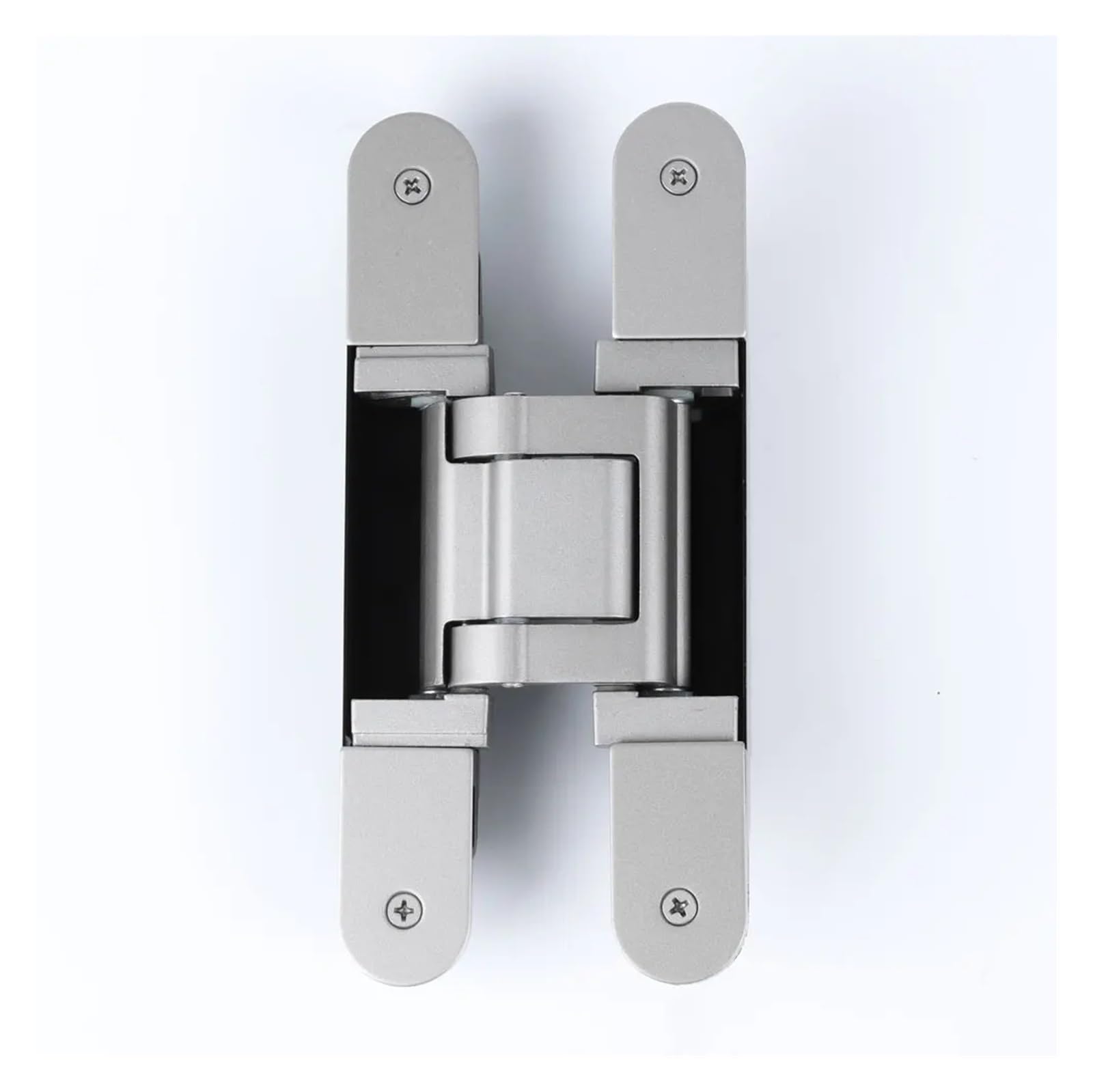541 3D rebated Door Adjustable Concealed Residential Door Hinge(Silver)