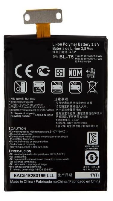 Image of Original BLT5 Replacement Part for LG Nexus 4 E960 (with 3 Months Warranty by Naru)