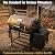 Midwest Hearth BBQ Smoker Thermometer for Barbecue Grill, Pit, Barrel 3" Dial (Black/Glow Dial, 4" Stem Length)