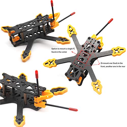 Usmile Gx140 140Mm Drone Frame Designed For Rumcam Split Mini 2 Caddx Turtle V2 1080P Hd Fpv Camera Micro 3 Inch Quadcopter Frame Carbon Fiber Fpv Racing Drone Frame (Gx140) #TOP1