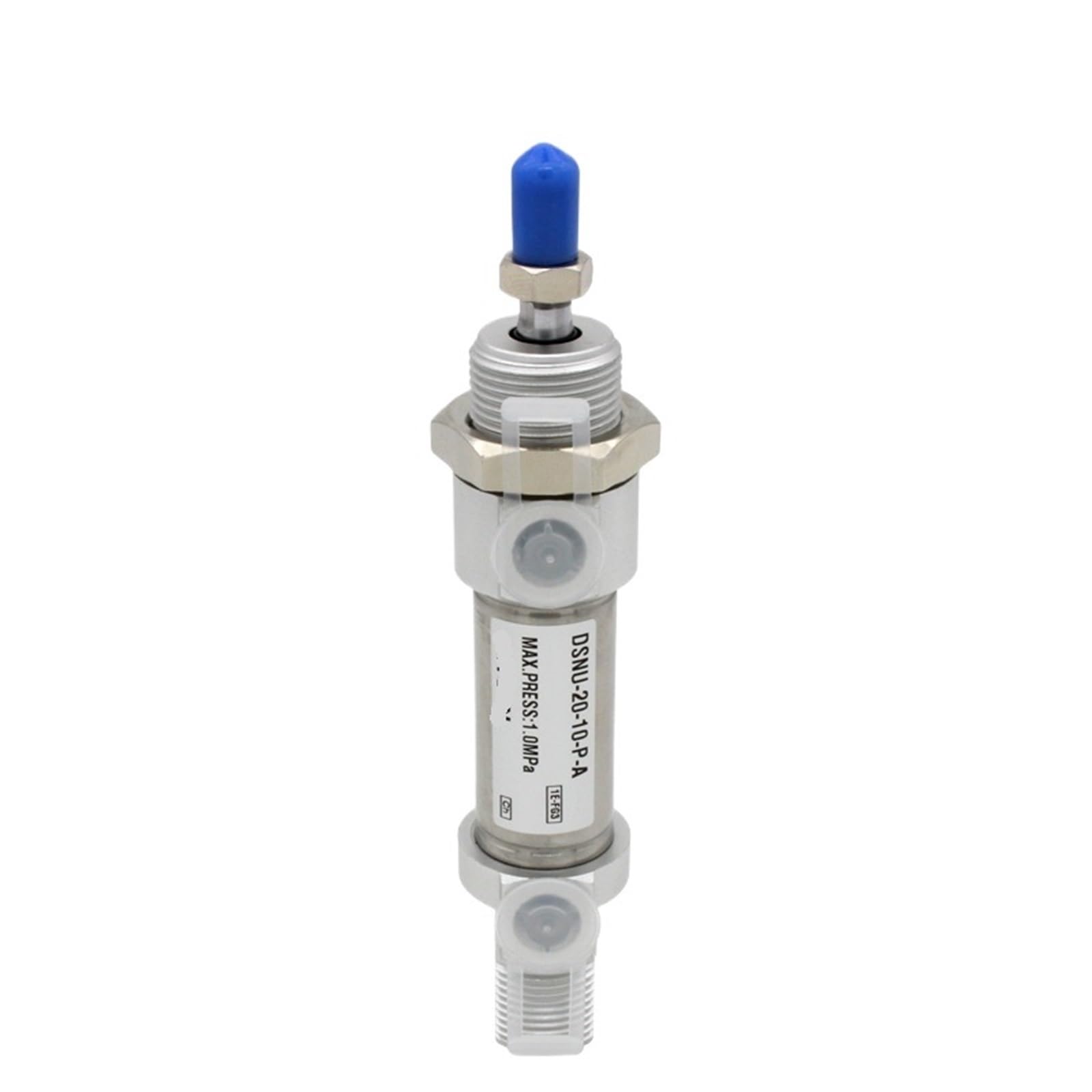 Mini vérin pneumatique rond DSNU16 actionneur cylindrique inox double effet course 30