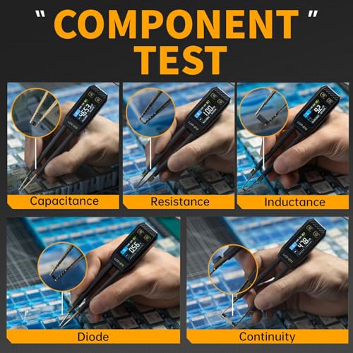 Image of LCR-ST1 Mini Smart Bridge Tweezer LCR SMD Tester Resistance Capacitance Inductance Continuity Diode Test Measurement Tools