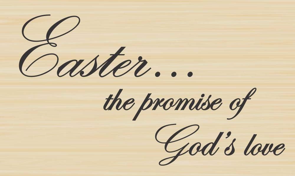 Easter is God's Love Greeting Rubber Stamp by DRS Designs Rubber Stamps