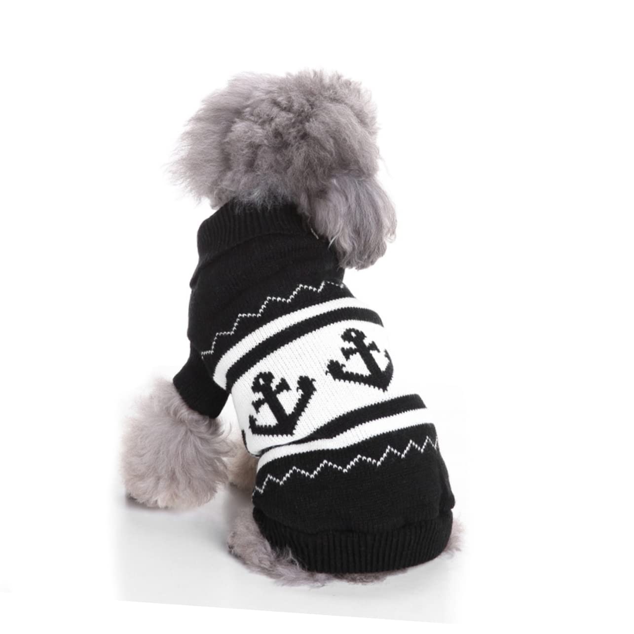 Beaupretty 3 Pièces Vêtements De Chien Manteau De Chien De Noël Chandails à Col Roulé Costumes De Mignon Pull De Noël Chandails De Mignon Manteau d'hiver Chef