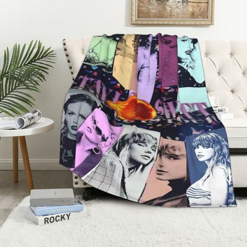 Fashion Throw Blanket Flannel Blankets Lightweight Soft Plush Blanket 50" x 60" Cozy Warm Nap Blanket