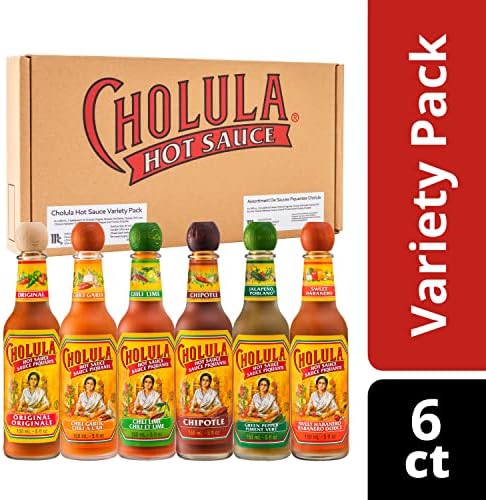 Cholula Authentic Mexican Hot Sauce, Variety Pack, 6 Count - 1