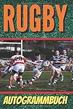  Rugby-Autogrammbuch: Broschüre, mit der Sie Autogramme von Rugby-Spielern sammeln können  Format 6 X 9 Zoll  Geeignet für ein Kind, das Rugby-Fan ...  Unterschriftenbuch von Fußballspielern.