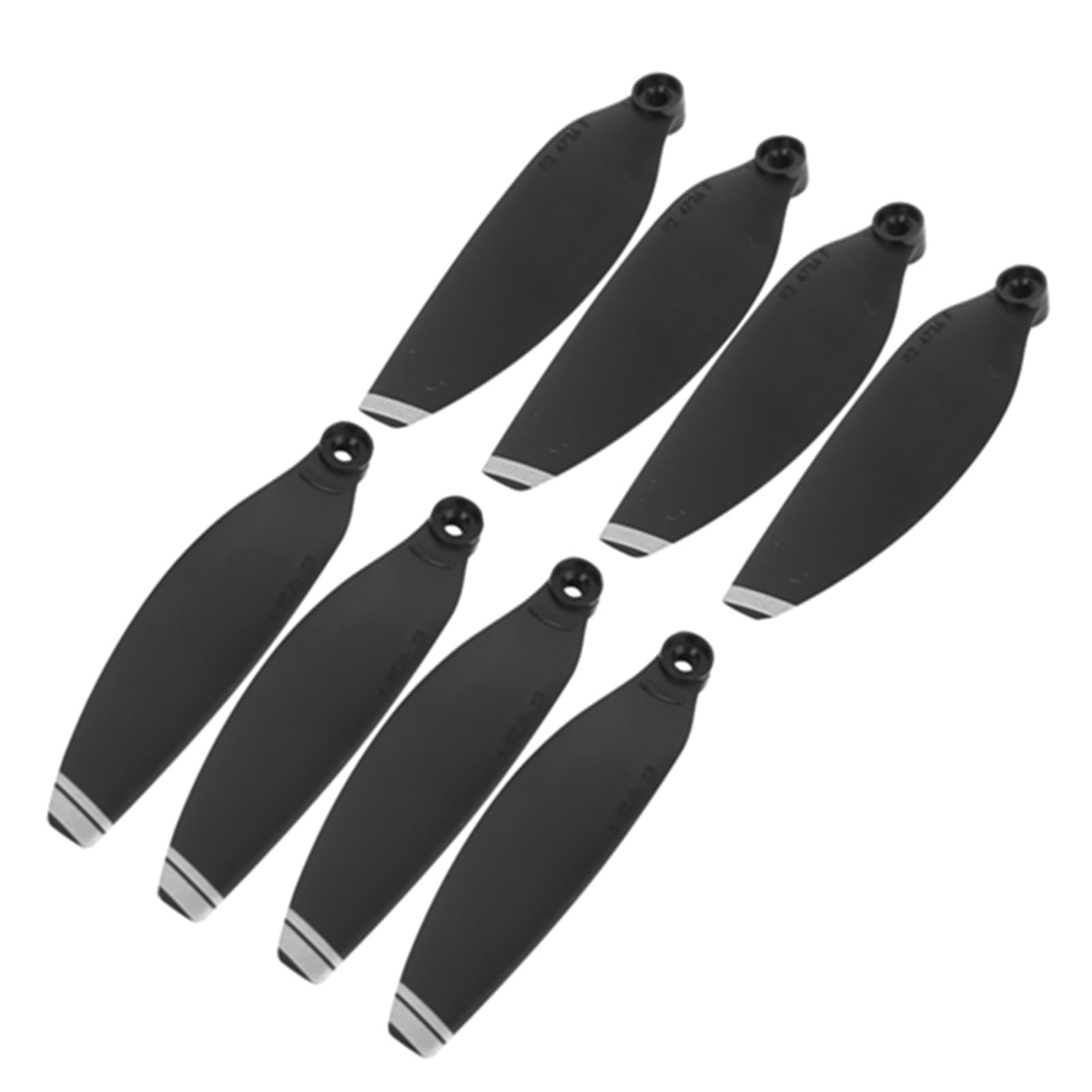 Gegong Drone Propellers Lightweight Replacement Blades Mavic Mini Compatible Accessories Parts (Black Silver Edge)