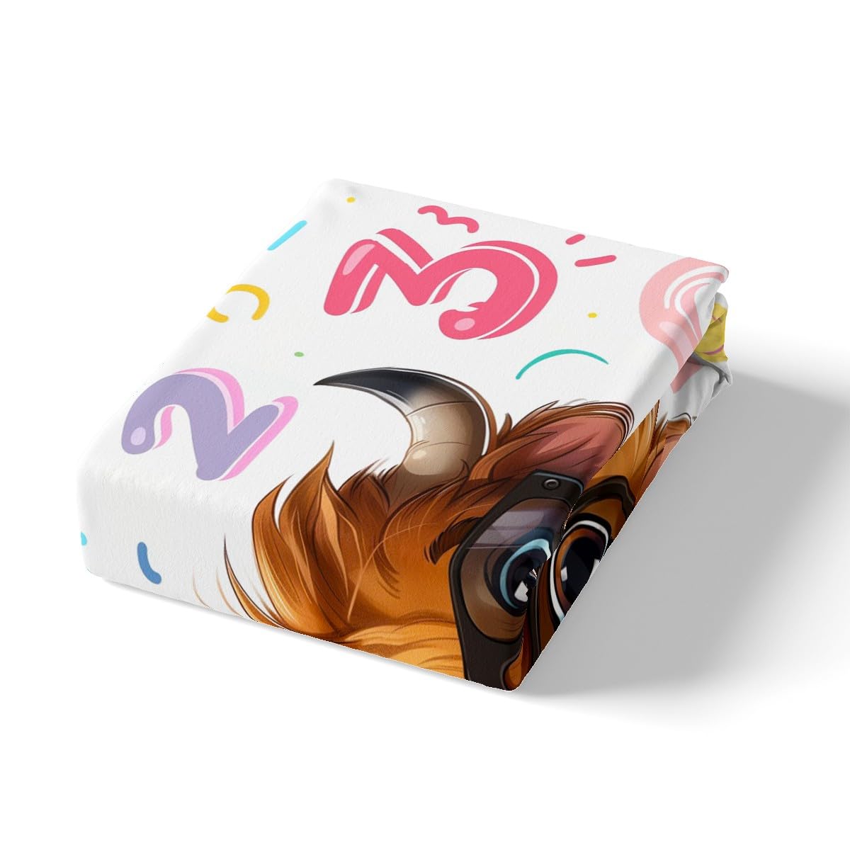 Set di biancheria da letto con mucca delle Highland, set di biancheria
