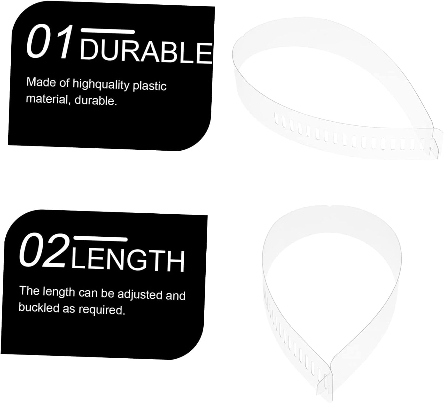 100pcs Shirt Collar Mens Accessories Dress Collar Lift Collar Fixing Strips Blouse Collar Strips Collar Inserts Shirt Organizer Tools Collar Fixing Tools Plastic Transparent
