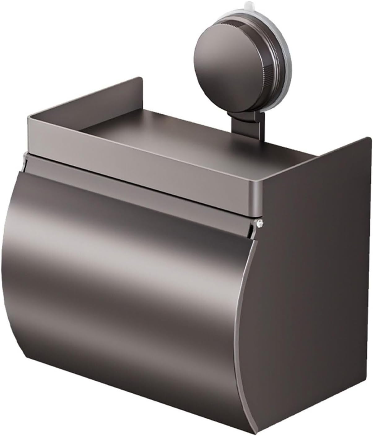 Toilet Paper Holder Without Drill Suction Cup Tissue Box Space Saving Design Paper Dispenser Case Tissue Roll